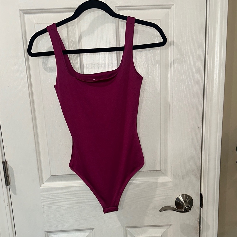 Elegant Magenta Bodysuit